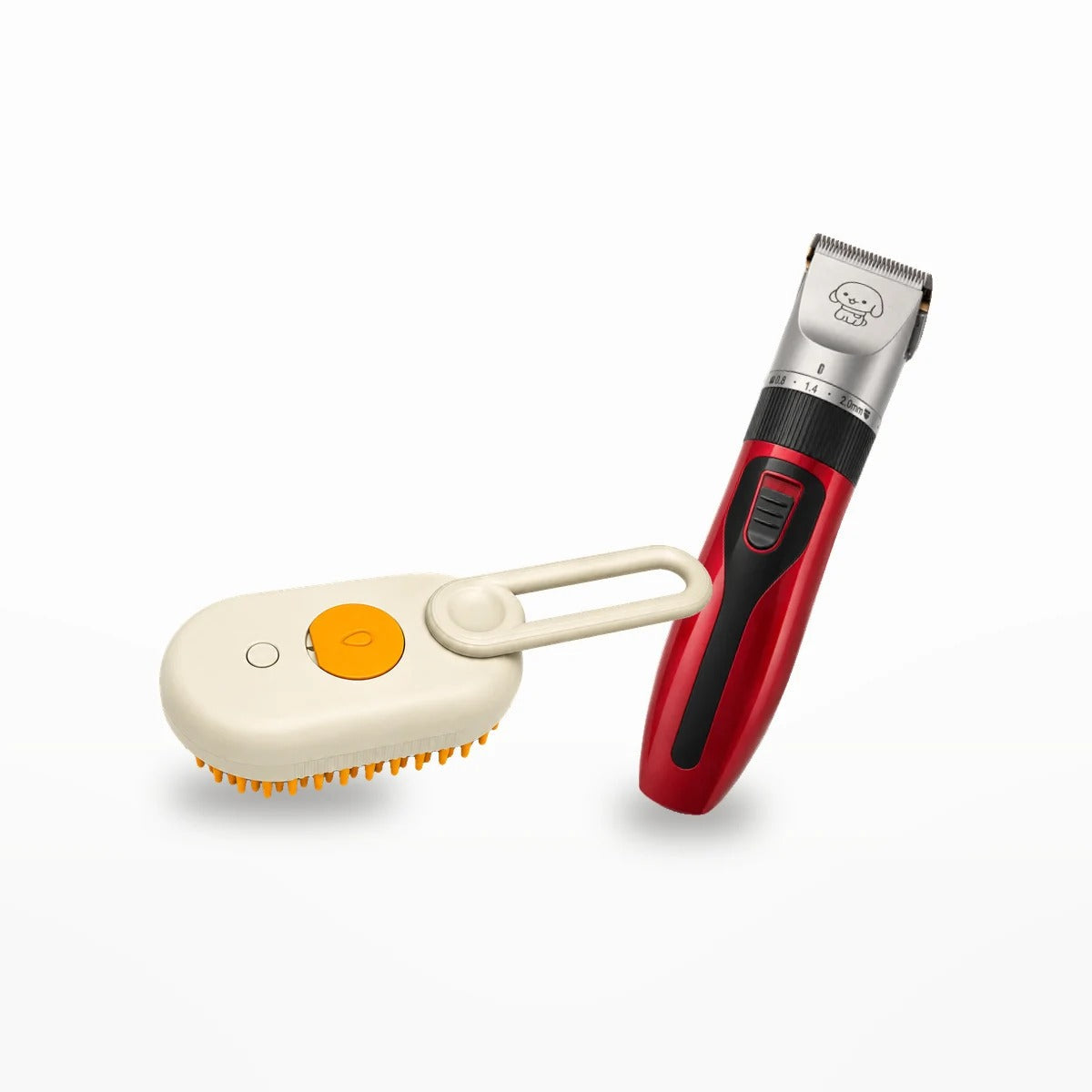 Kit completo: cortapelo y cepillo a vapor
