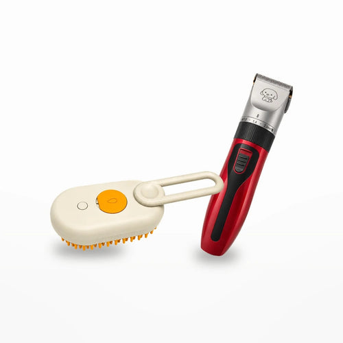 Kit completo: cortapelo y cepillo a vapor